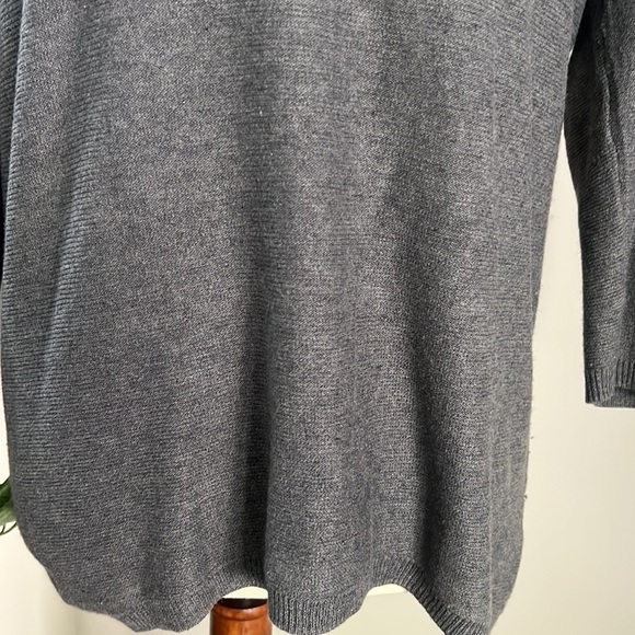 Aritzia Babaton Silk/Cotton/Cashmere Blend Sweater Tie Back 3/4 Sleeve - Picture 4 of 13